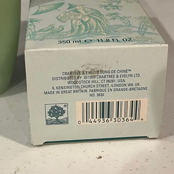 VINTAGE 1997 Crabtree & Evelyn Song De Chine Silkening Body Cleanser 350 ML 11.8 - Picture 4 of 5
